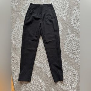 Black high waisted trousers